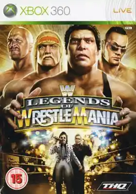 WWE Legends of WrestleMania (USA) box cover front